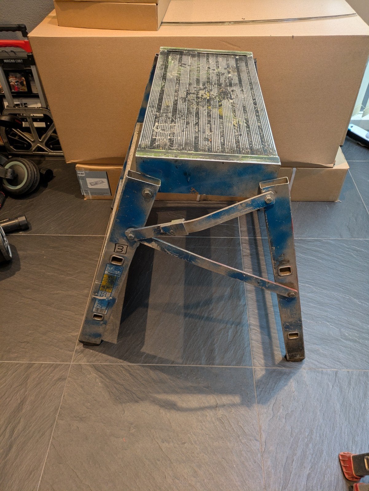 klustrap ladder trap, Doe-het-zelf en Verbouw, Ladders en Trappen, Ophalen, Gebruikt, Trap, Minder dan 2 meter