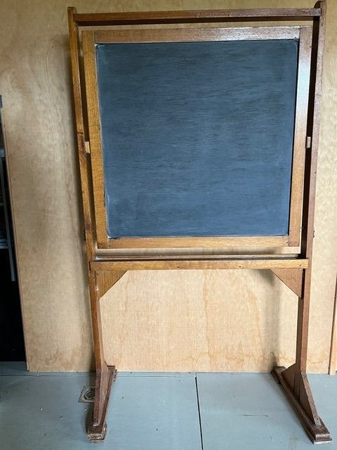 Vintage Schoolbord, Diversen, Schoolborden, Ophalen, Mobiel, Gebruikt, Krijtbord