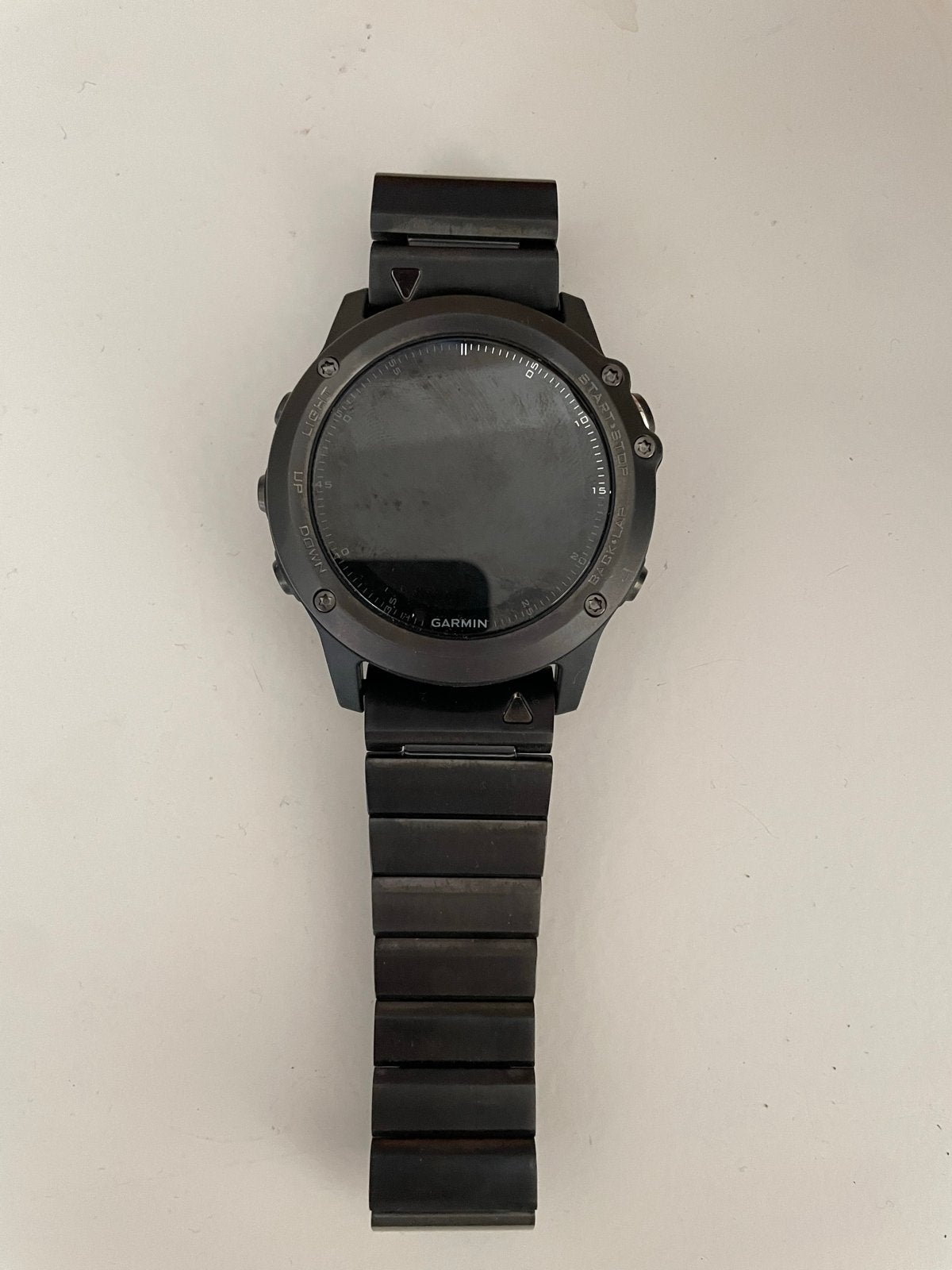 Garmin Fenix 5X Plus Sapphire Smartwatch Zwart, Afstand, Zwart, Ophalen of Verzenden, Zo goed als nieuw