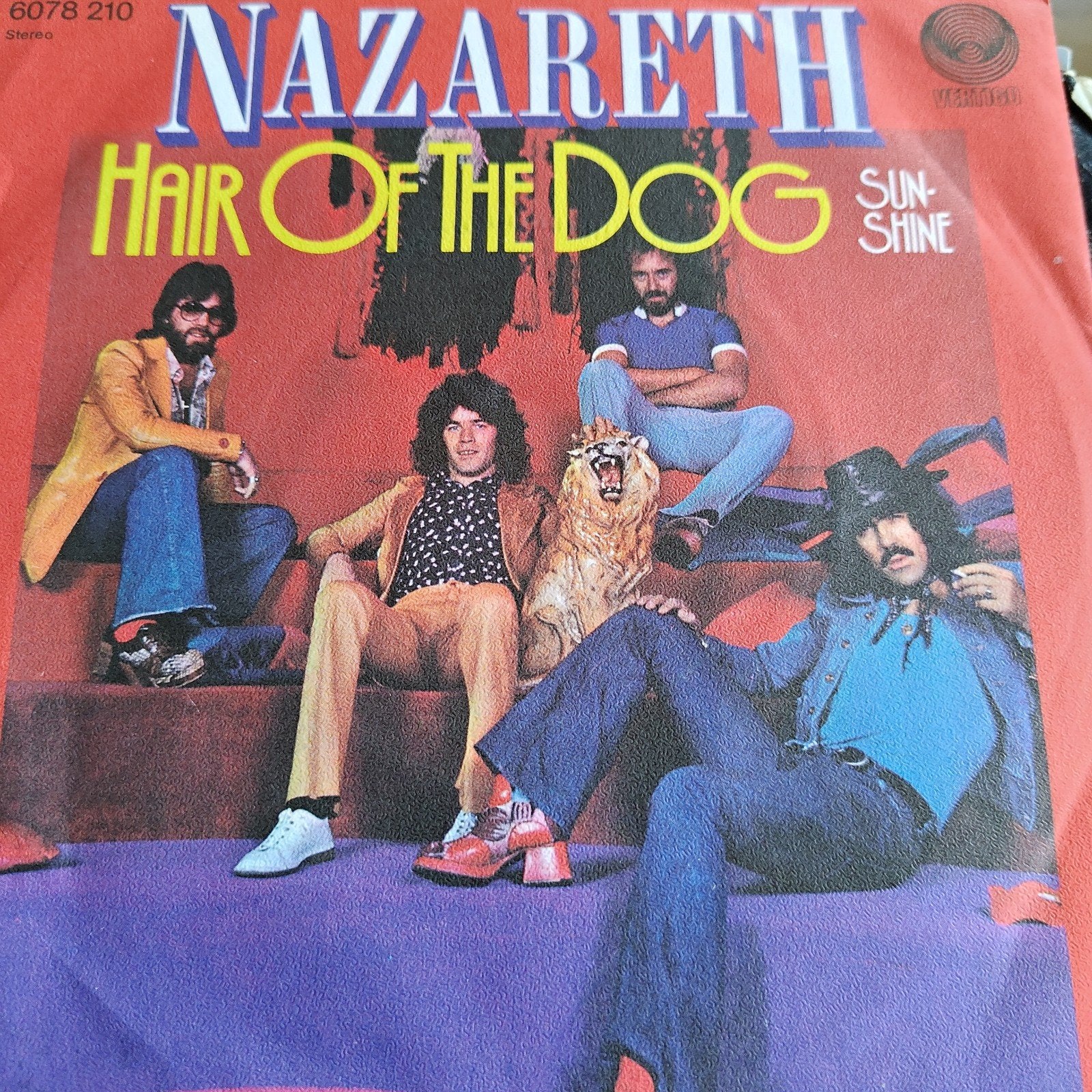 Nazareth - Hair of the Dog Vinyl Single (6078 210), Ophalen of Verzenden, Gebruikt, 7 inch, EP