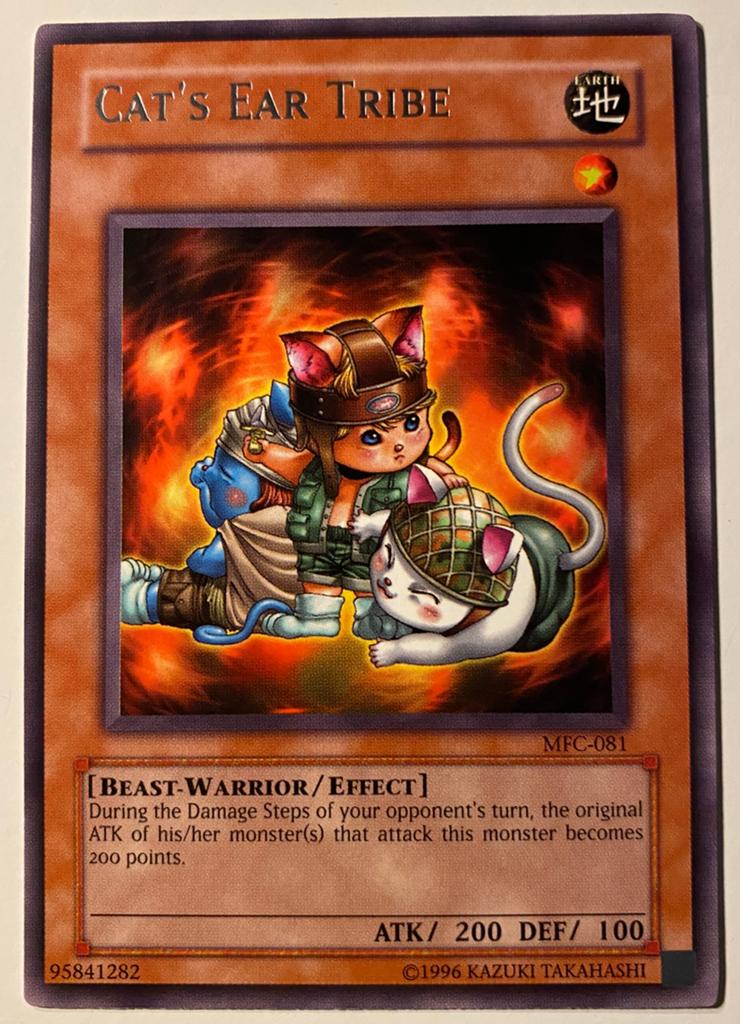 Yu-Gi-Oh! Cat’s Ear Tribe MFC Old US Print !, Ophalen of Verzenden, Zo goed als nieuw, Losse kaart