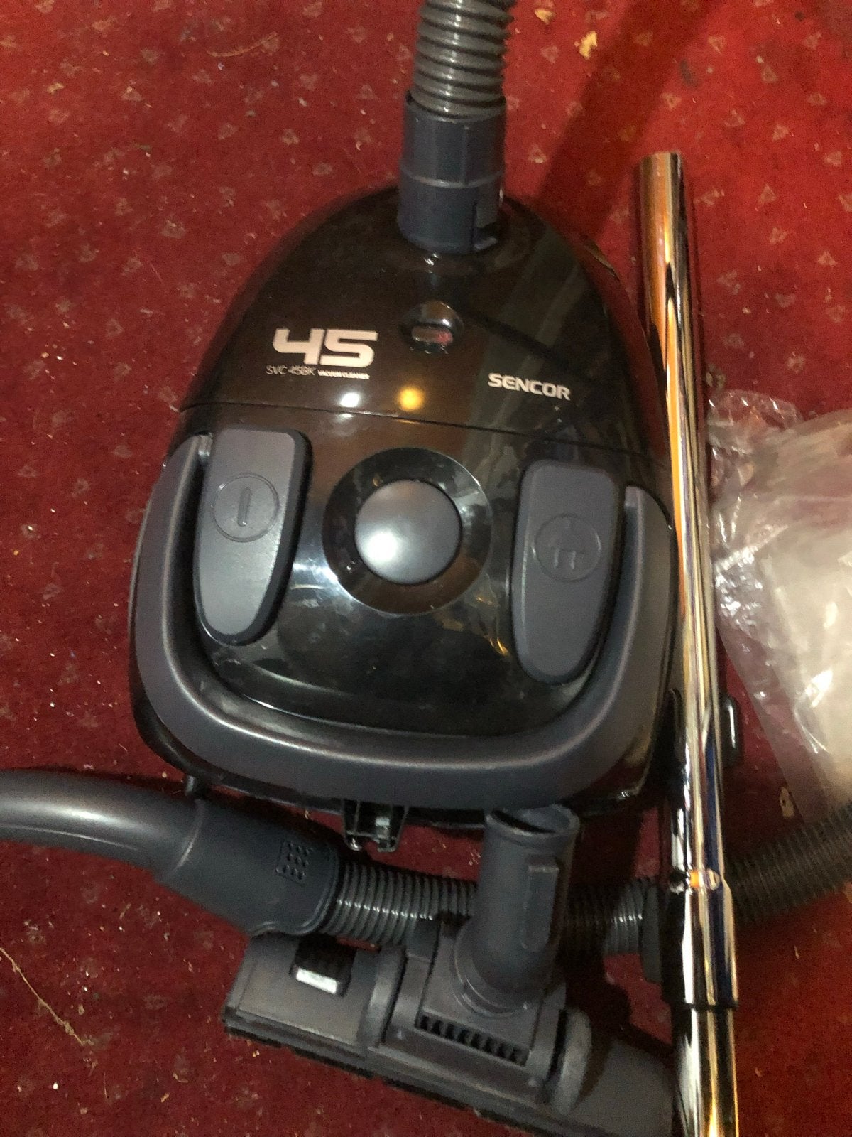 Sencor SVC 45BK Stofzuiger - Compact en Krachtig, Witgoed en Apparatuur, Overige merken, Gebruikt, Sledestofzuiger, Minder dan 1200 watt