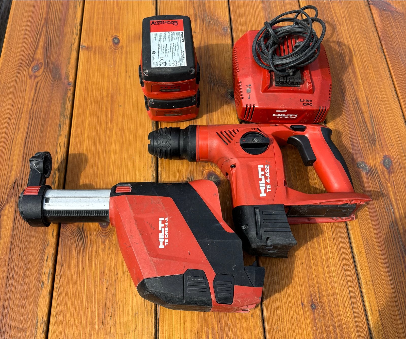 Hilti TE 4-A22 Accu Klopboormachine, Ophalen, Boor- en/of Breekhamer, Klopboormechanisme, Gebruikt