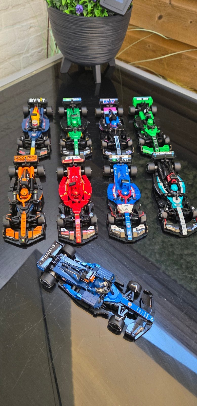 Lego F1 Speed Champions 75242 77243 77244 77245 77248, Ophalen of Verzenden, Zo goed als nieuw, Complete set, Lego