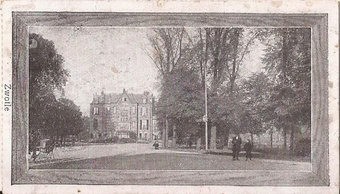 Verzamellplaatje Zwolle v/h J.P. Coelingh Deventer ca. 1910, Ophalen of Verzenden, N.v.t, N.v.t, Gebruikt