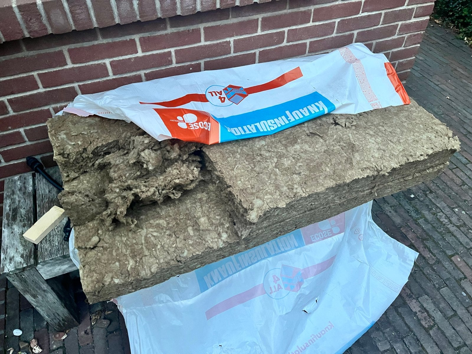 Knauf Isolatie Glaswol - 4 tot 8 cm dik, Ophalen, 4 tot 8 cm, Gebruikt, Minder dan 5 m²