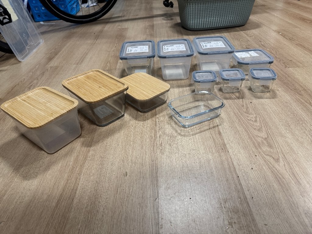 Opbergbakjes voor hamstervoer hamster ratjes muizen etc, Ophalen, Zo goed als nieuw, Overige typen