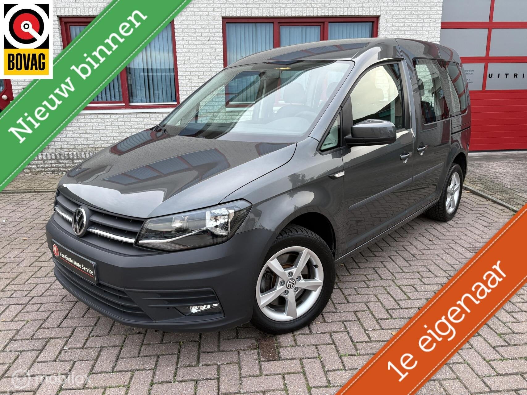 Volkswagen Caddy Combi 1.4TSI CRUISE/AIRCO/5PERS/1E EIGENAAR, Gebruikt, Handgeschakeld, Grijs, Traction-control