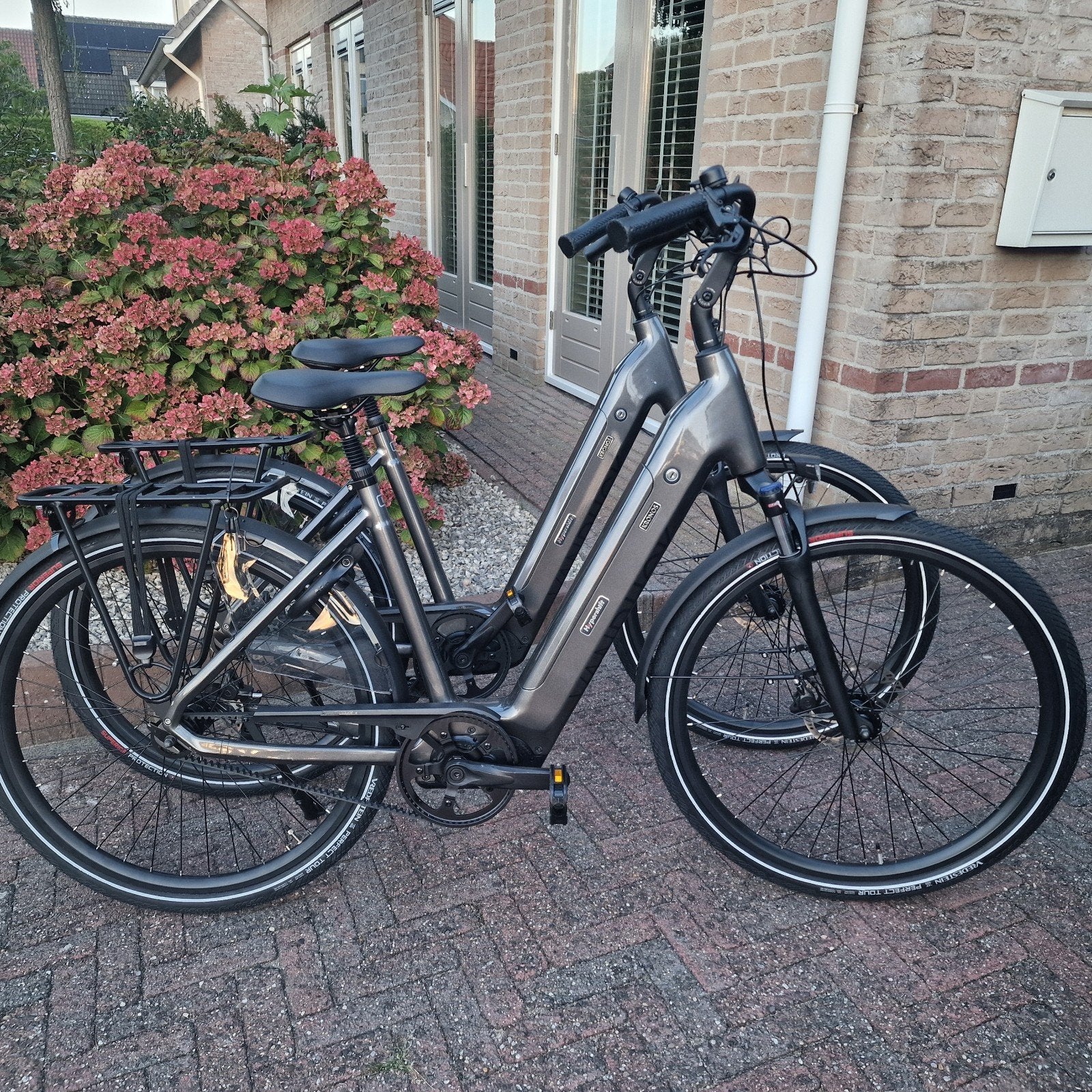 Set Van Dijck Kronos Hypershift 110Nm 880Wh belt, Fietsen en Brommers, Elektrische fietsen, Ophalen, Batavus, Zo goed als nieuw