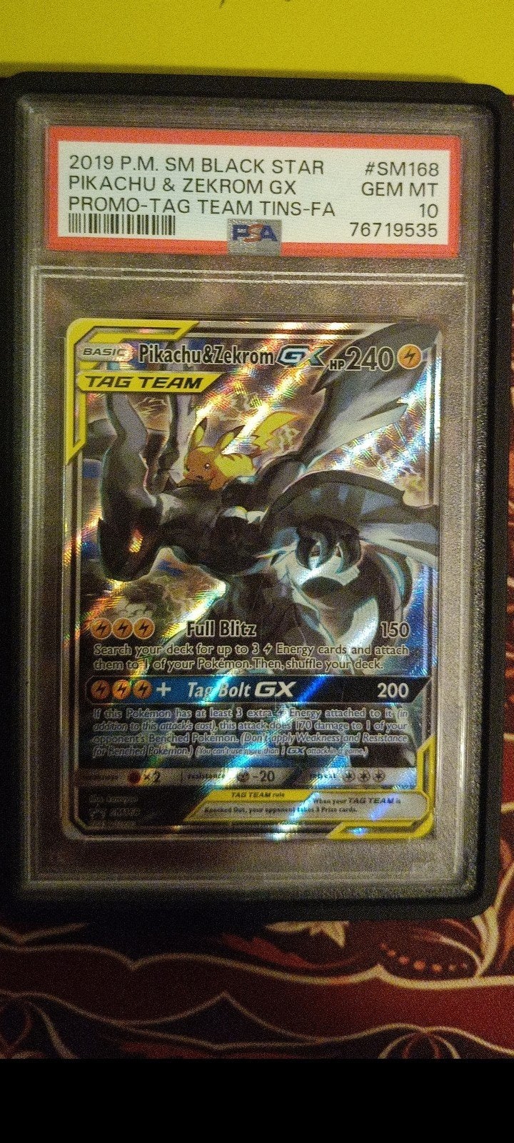 pikachu zekrom 168 psa 10, Ophalen of Verzenden