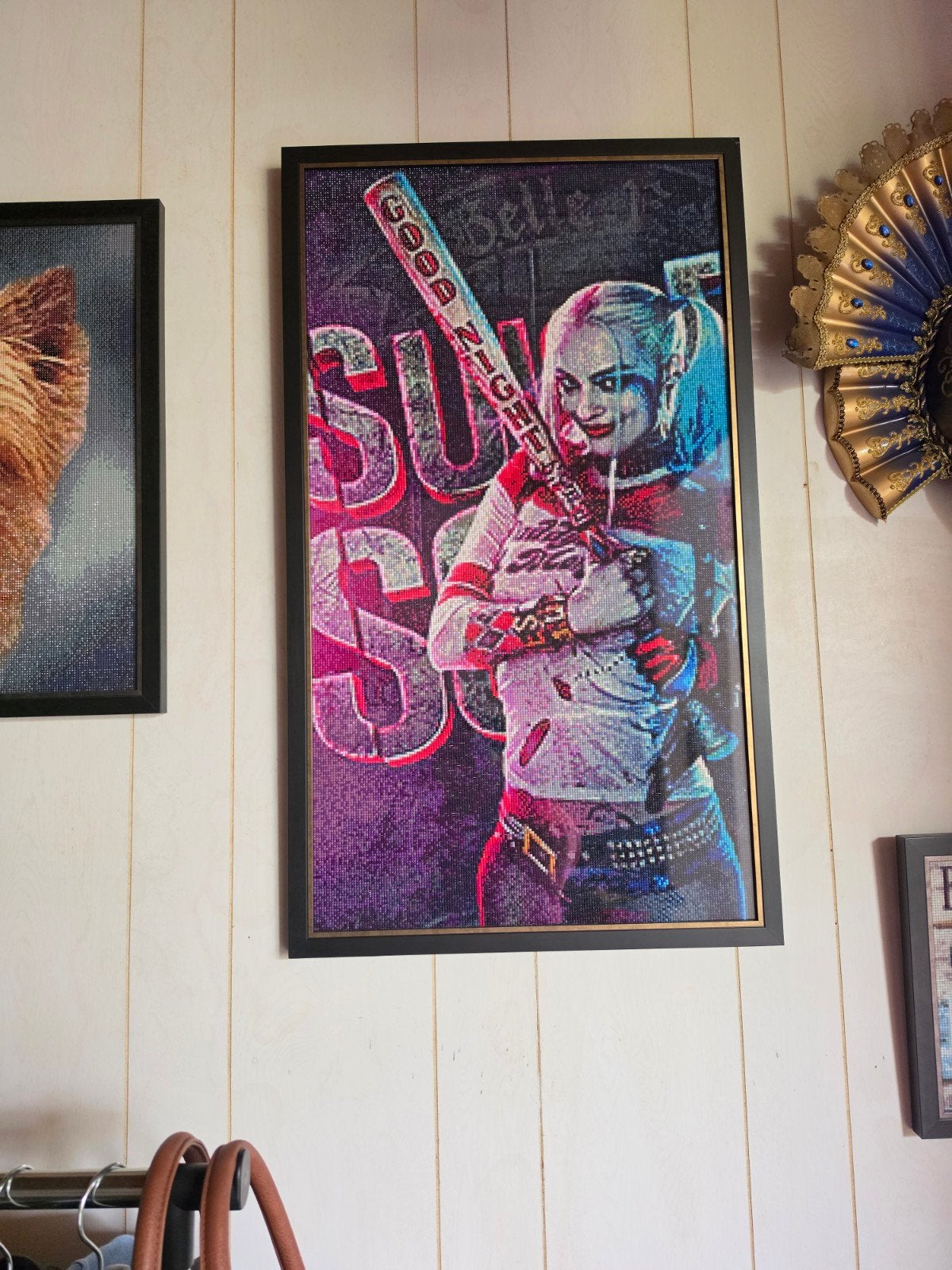 Diamond Painting Harley Quinn - Ingelijst, Ophalen, 50 – 75, Minder dan 50 cm, Overige typen