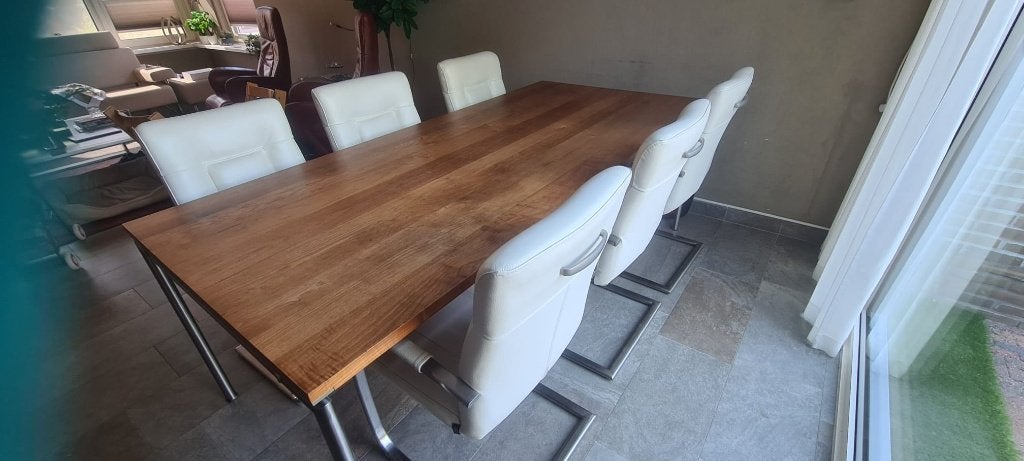 Eetkamertafel Bert Plantagie, Gebruikt, 100 tot 150 cm, 200 cm of meer, Van alle tijden