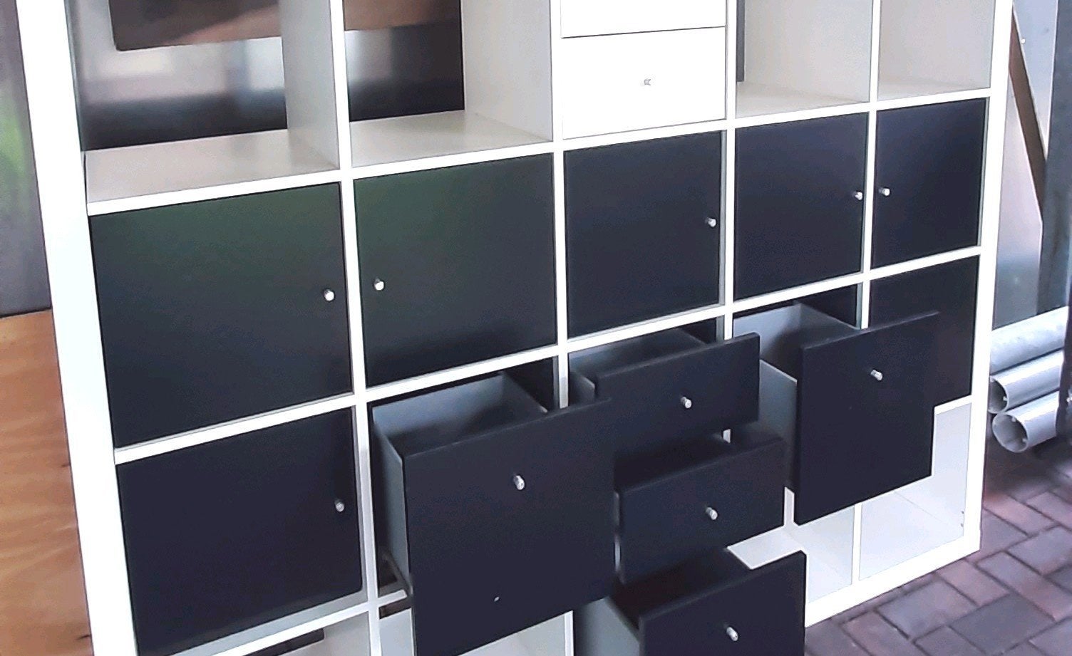 8 deurtjes,  3 ladekasten voor ikea kallax Vakkenkast, Ophalen