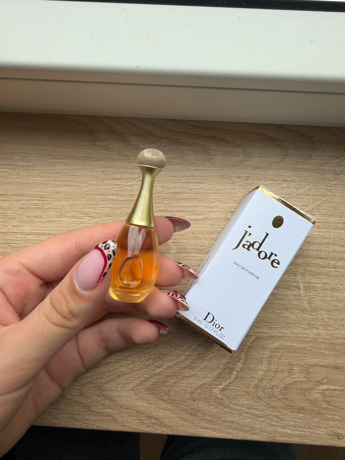 Mini parfum j’adore, Ophalen of Verzenden, Zo goed als nieuw