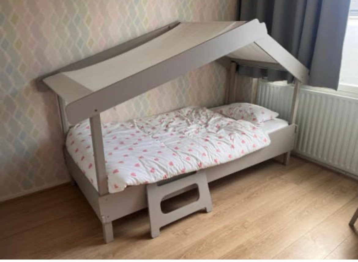Kinder hemel bed, Ophalen, 85 tot 100 cm, Zo goed als nieuw, Matras