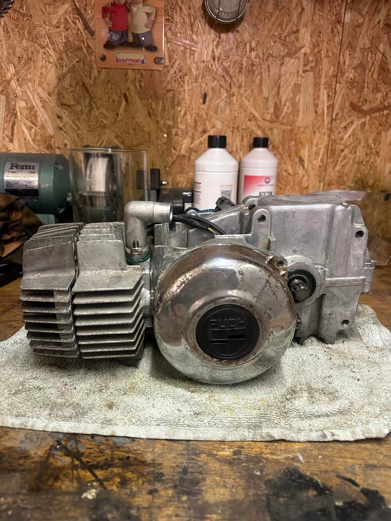 Puch Maxi S blok 70cc met 19mm Dellorto replica carburateur, Ophalen, Gebruikt, Blok