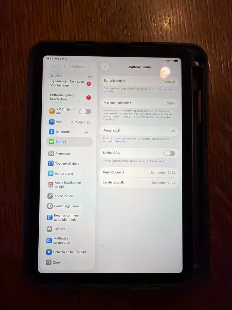 iPad mini 17A Pro - Zo goed als nieuw, Computers en Software, Apple iPads, Zwart, 8 inch, Ophalen of Verzenden, Zo goed als nieuw