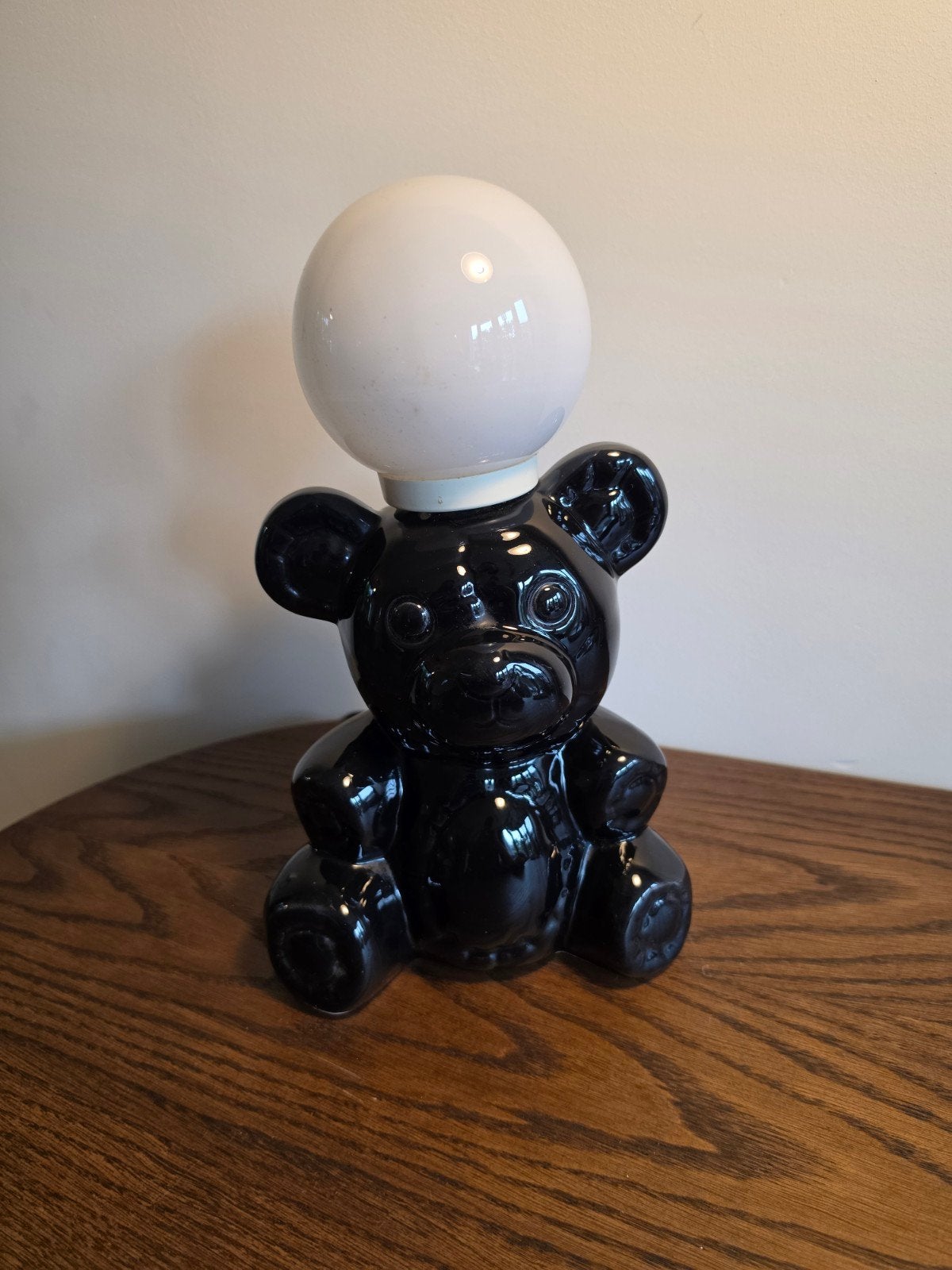 Pop art gummy bear lamp vintage zwart keramiek, Ophalen of Verzenden, Zo goed als nieuw, Minder dan 50 cm