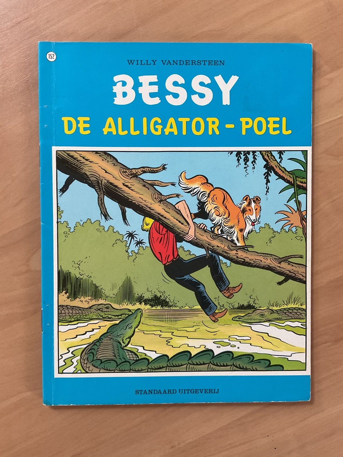 Bessy. De alligator-poel.  1 e druk 1983.    W.Vandersteen, Eén stripboek, Ophalen of Verzenden, Zo goed als nieuw