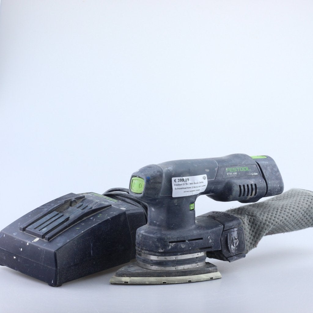 Festool DTSC 400 Basic Delta Schuurmachine 2 Accu en Lader, Festool, Zo goed als nieuw, Support@festool.com, Festool GmbH, WertstraÃŸe 20, 
73240 Wendlingen
Germany
