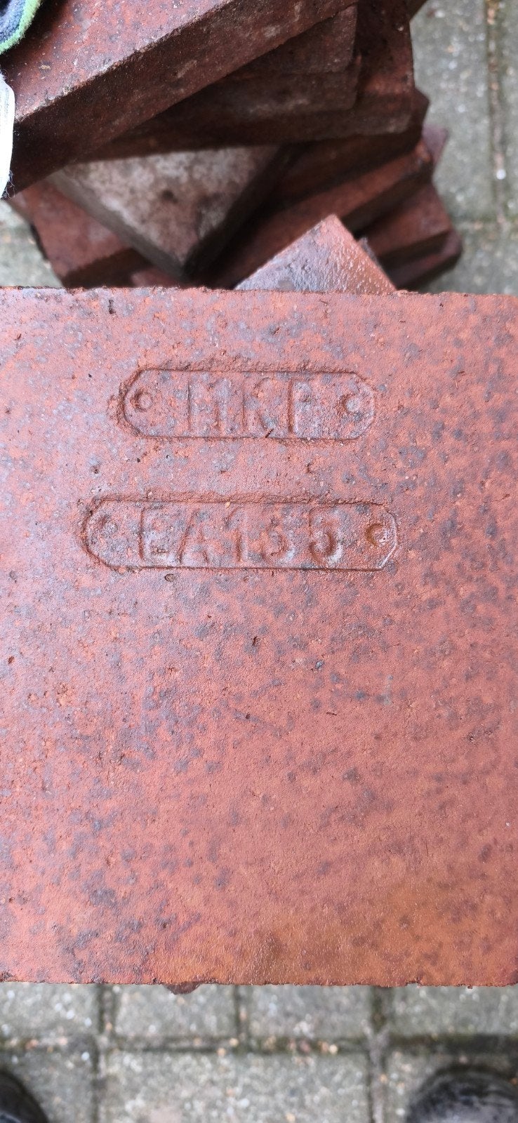 Chamotte, Ophalen, Gebruikt, Gas