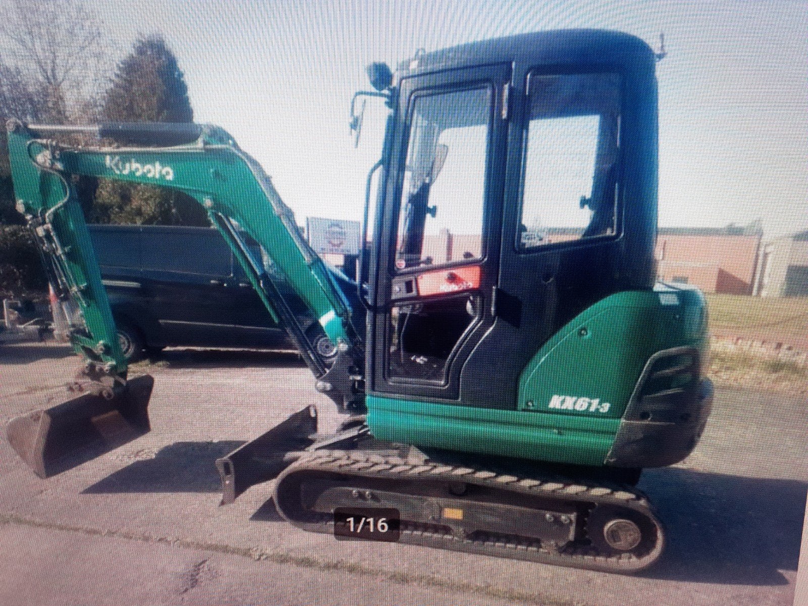 Kubota KX61-3 Minigraver - 2017 met hydraulische snelwissel, Zakelijke goederen, Machines en Bouw | Kranen en Graafmachines, Ophalen