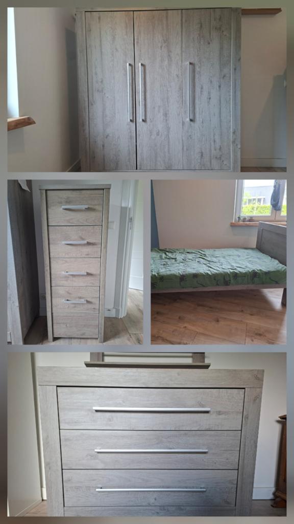 Baby/kinderkamer Interbaby (Florida) grijs., Ophalen, Gebruikt, Jongetje of Meisje