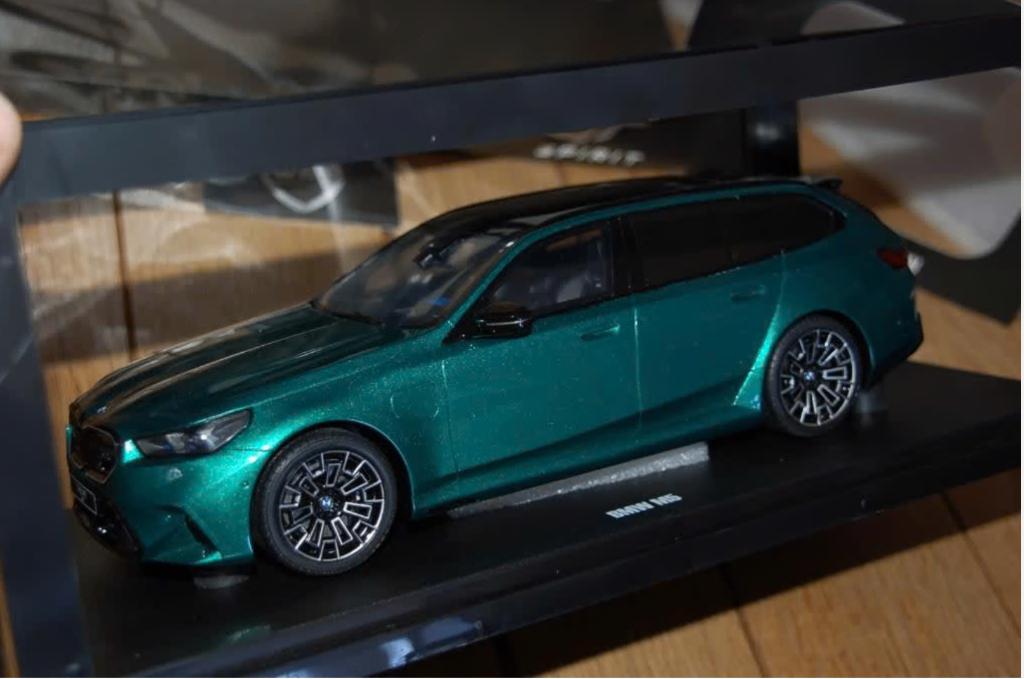 1:18 BMW M5 TOURING G99 2024 green GT509 GT spirit WRH, Verzenden, Zo goed als nieuw, Auto, Overige merken