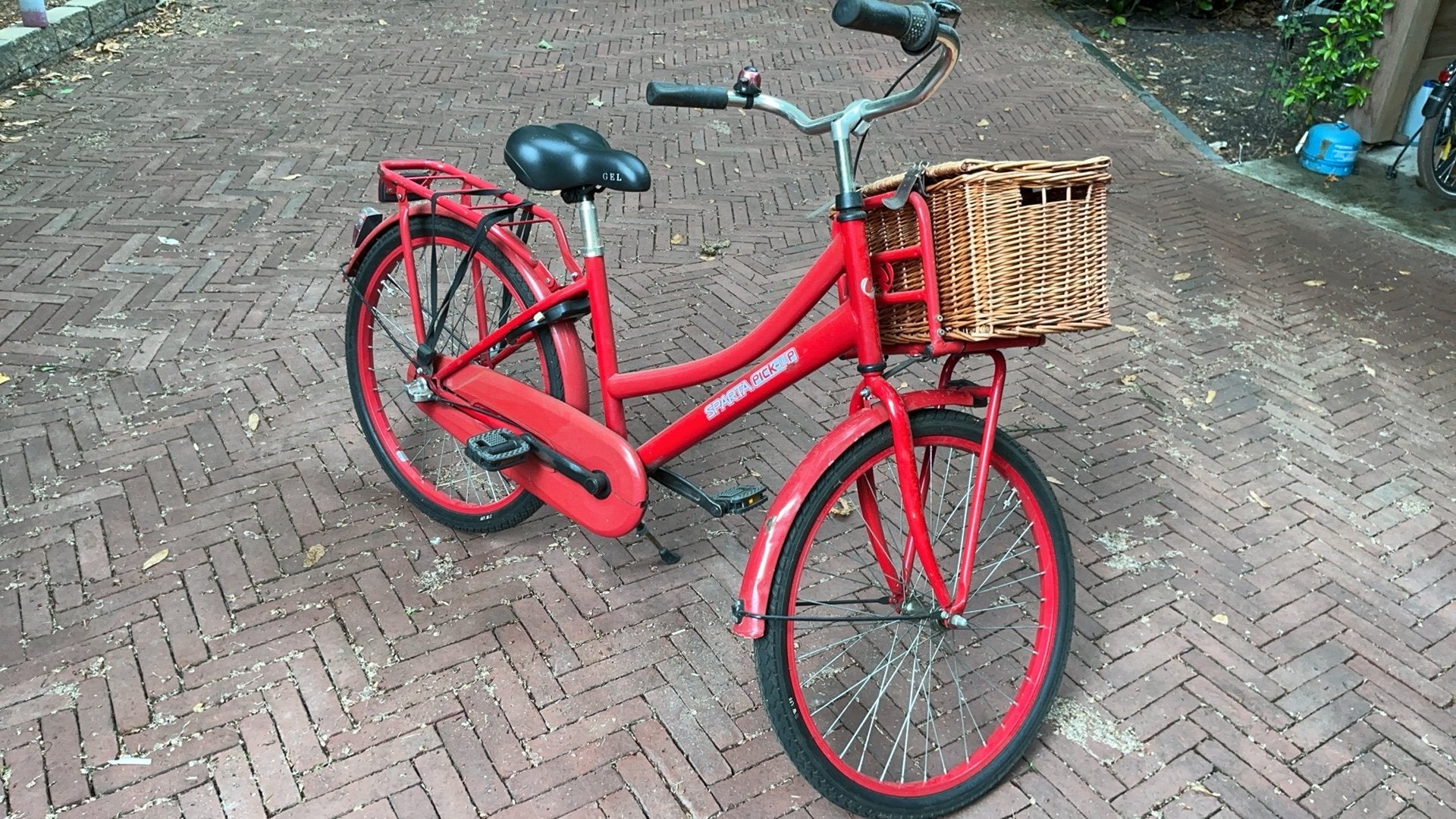 Rode sparta kinderfiets 24 inch, Ophalen, Gebruikt, 24 inch, Versnellingen