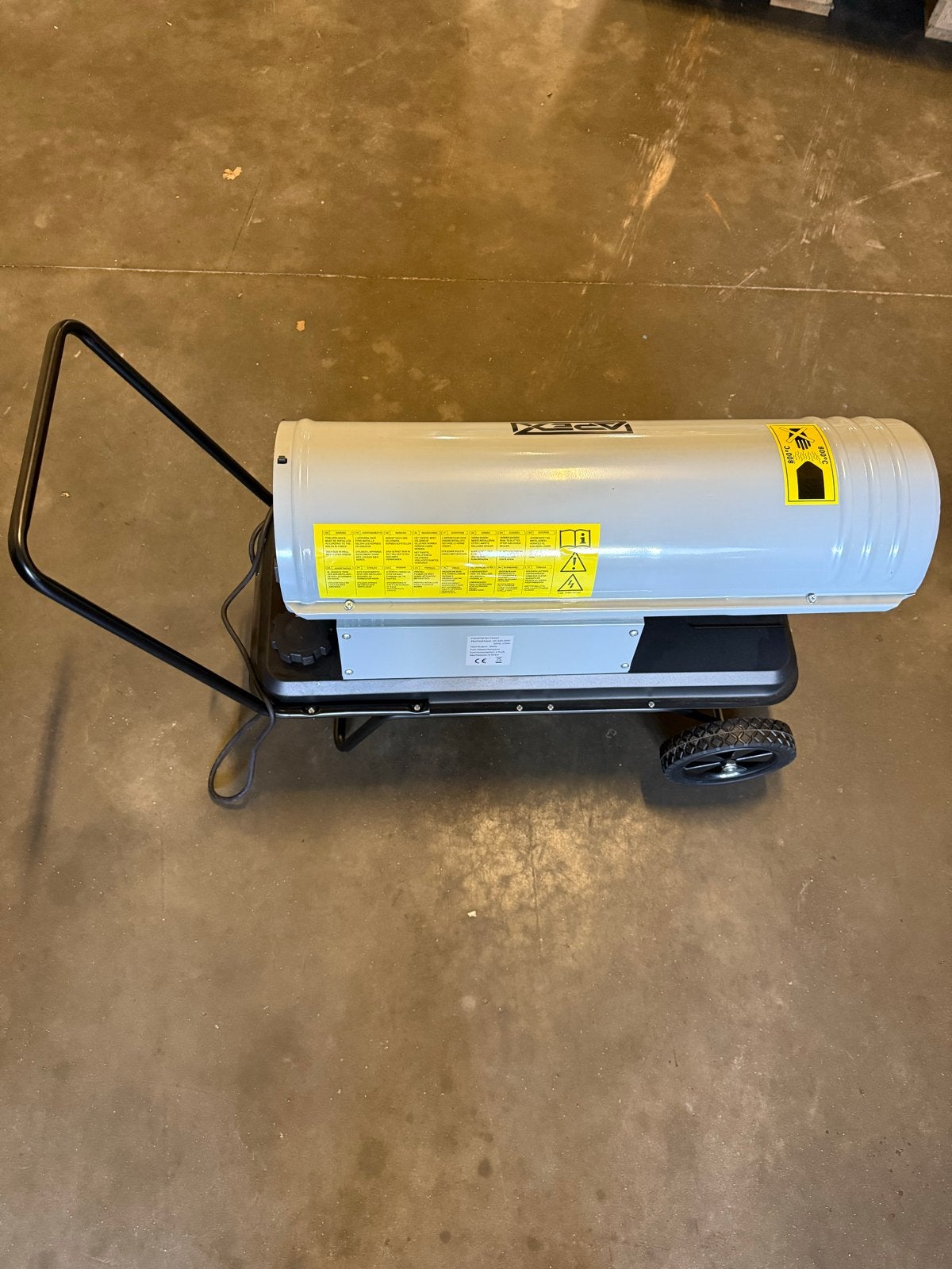 APEX Diesel Heater - Krachtige mobiele werkplaatsverwarming, Ophalen, 30 tot 80 cm, Kachel, Zo goed als nieuw