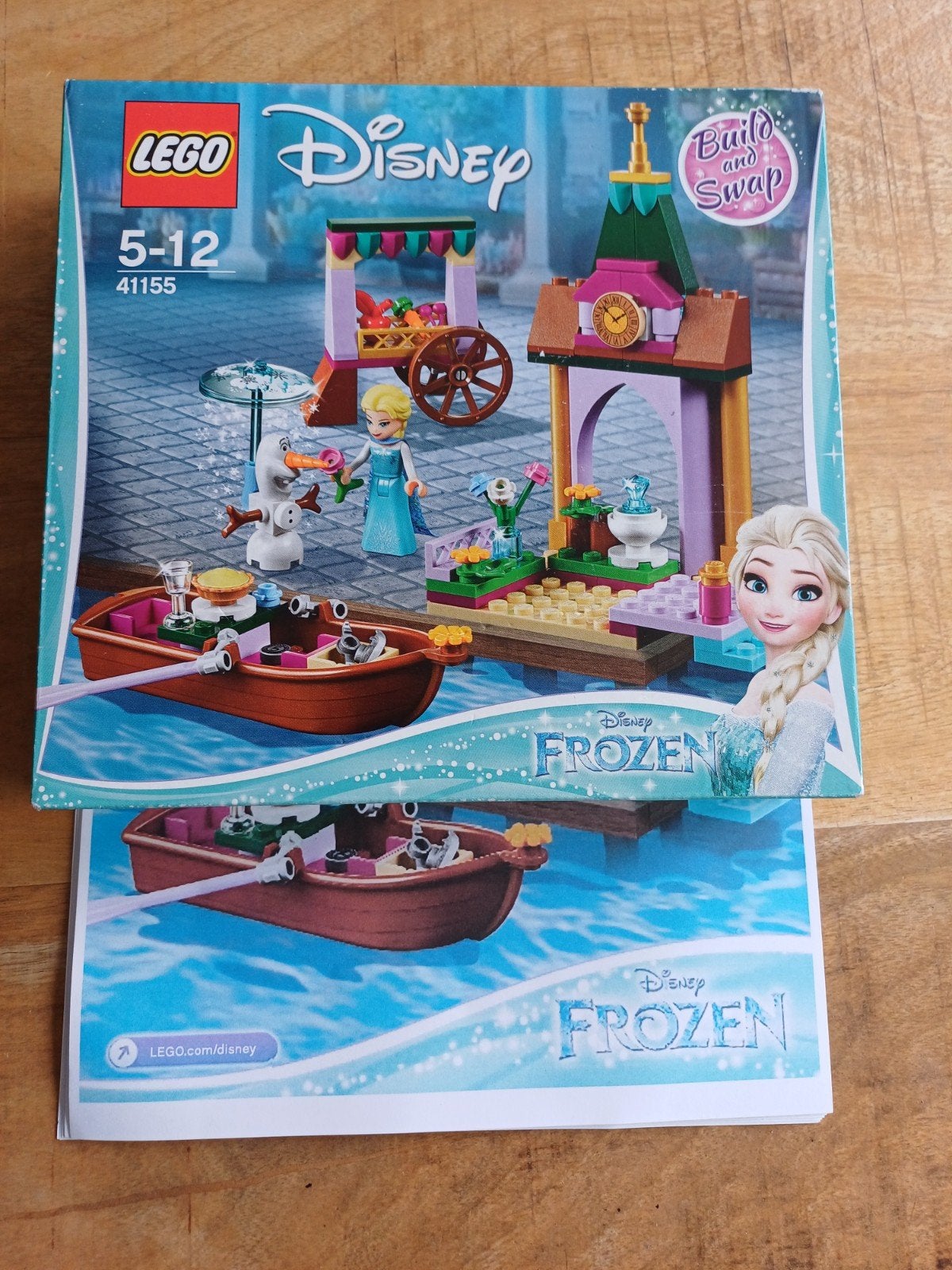 LEGO Disney Frozen 41155 Elsa's Avontuur op de Markt, Inclusief instructies, Lego, Ophalen of Verzenden, Zo goed als nieuw