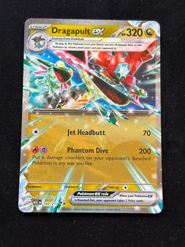 Dragapult EX - Ascended Heroes 160/217, Ophalen of Verzenden, Zo goed als nieuw