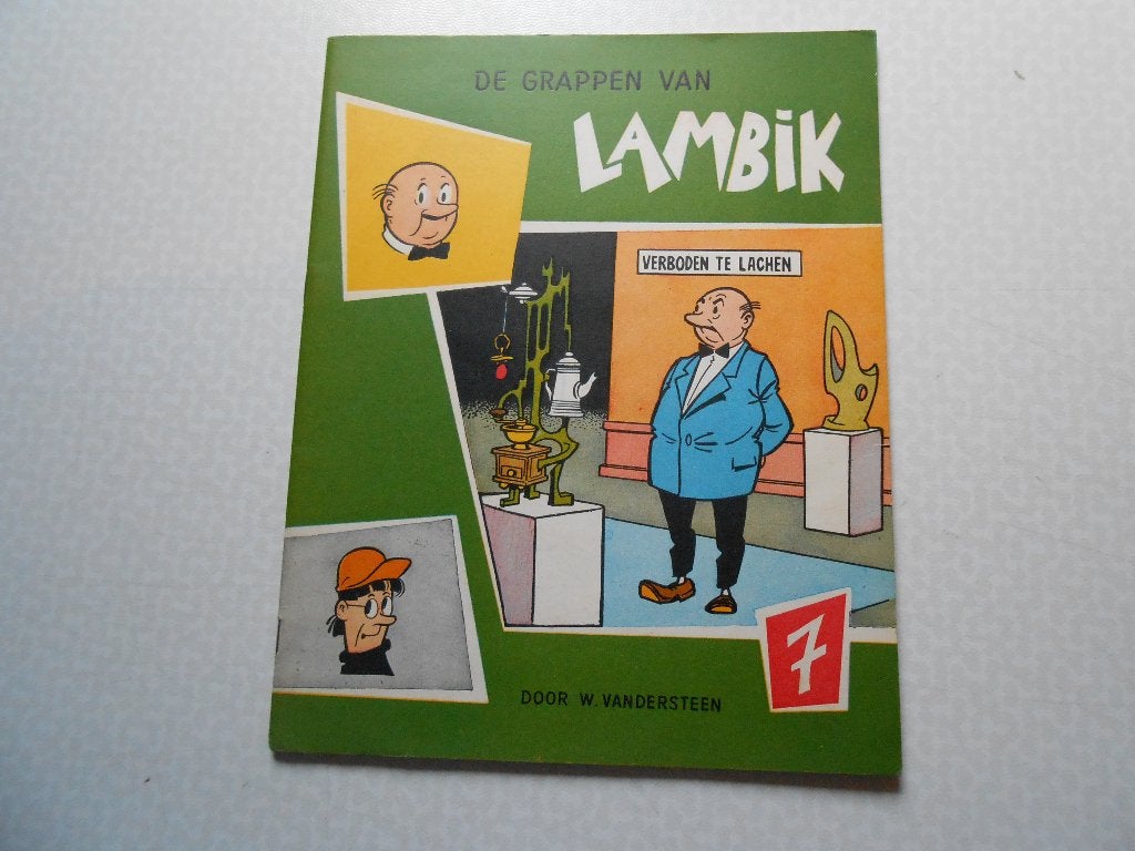 De grappen van Lambik 7 1962 1 ste druk., Willy Vandersteen, Eén stripboek, Ophalen of Verzenden, Zo goed als nieuw