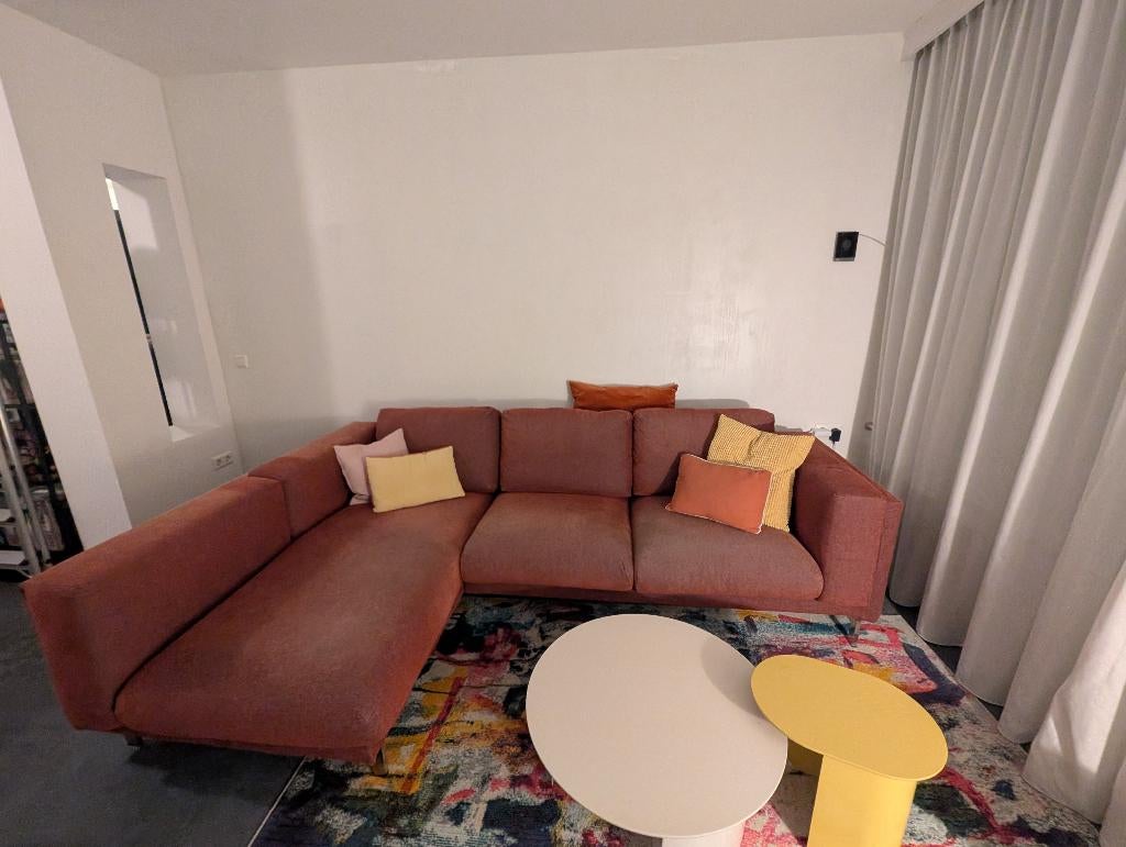 Hoekbank Ikea Nockeby 3-zits, Ophalen, 250 tot 300 cm, Gebruikt, Driepersoons