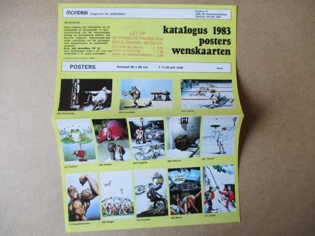 adv9459 mondria reclame katalogus, Eén stripboek, Ophalen, Gelezen