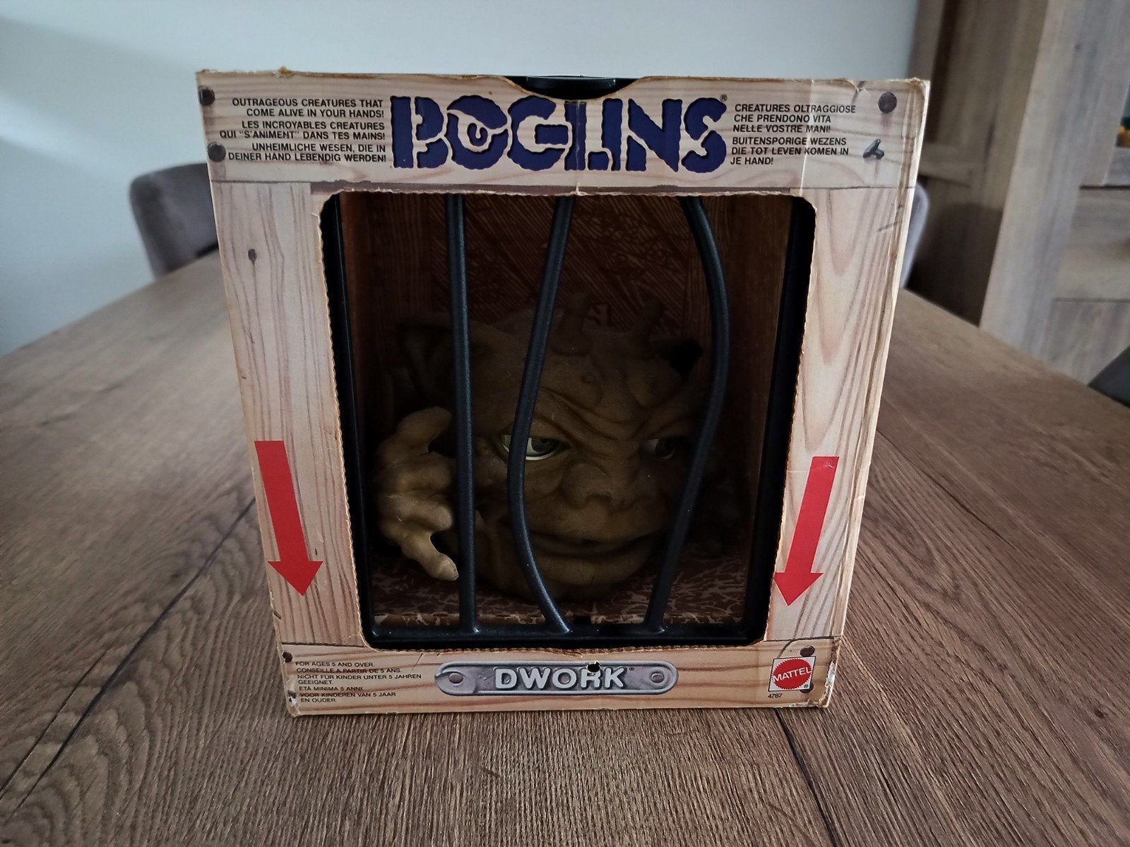 Vintage Boglins Dwork in doos, Ophalen of Verzenden, Zo goed als nieuw