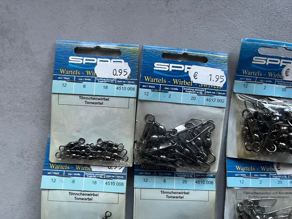 adv 117 / NIEUW mixset 12 pakjes wartels SPRO, Watersport en Boten, Ophalen of Verzenden, Nieuw, Overige typen