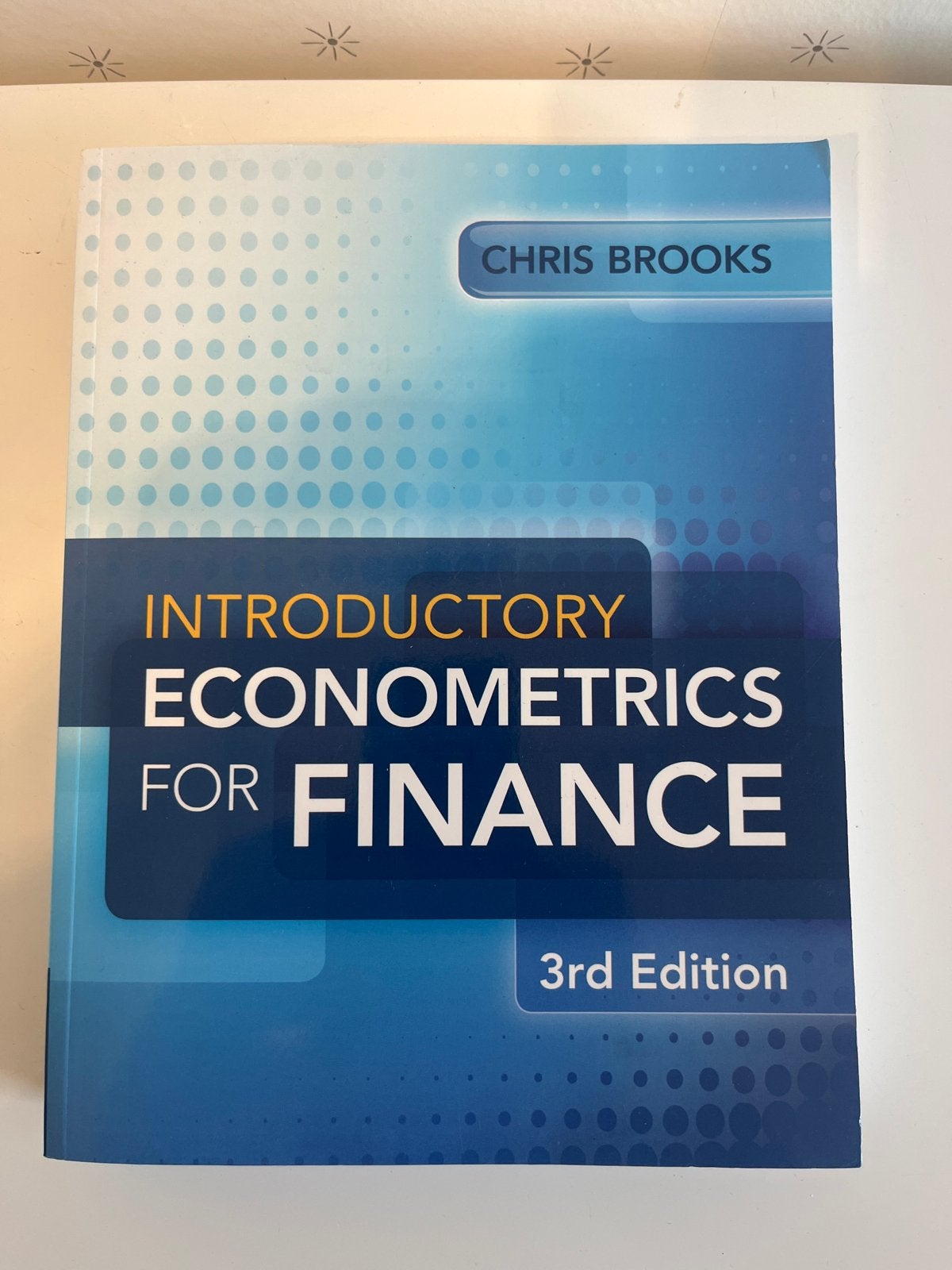 Introductory Econometrics for Finance - Chris Brooks, Boeken, Studieboeken en Cursussen, Ophalen of Verzenden, Gamma, Zo goed als nieuw