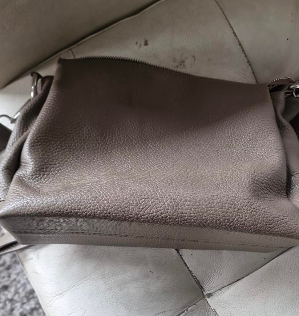 Beige handtas Lavorazione artigianale, Ophalen of Verzenden, Zo goed als nieuw, Beige