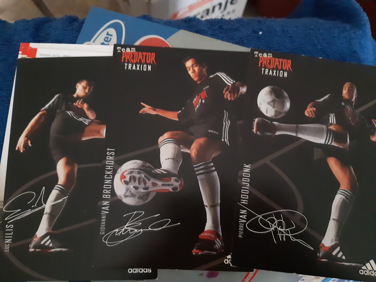 3 Team Predator Traxion spelerskaarten, Verzamelen, Ophalen of Verzenden, Nieuw, Feyenoord, Spelerskaart