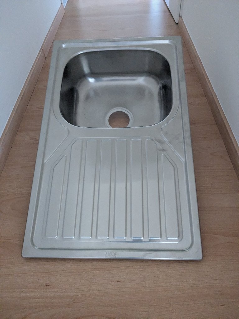 Spoelbak KVR Inox, nieuwstaat, Verzenden, Nieuw, Rvs, Wastafel