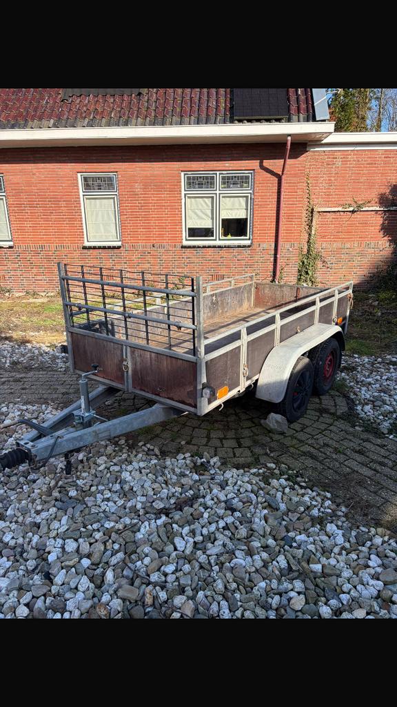 Aanhanger tandemasser, Auto diversen, Aanhangers en Bagagewagens, Ophalen of Verzenden, Gebruikt