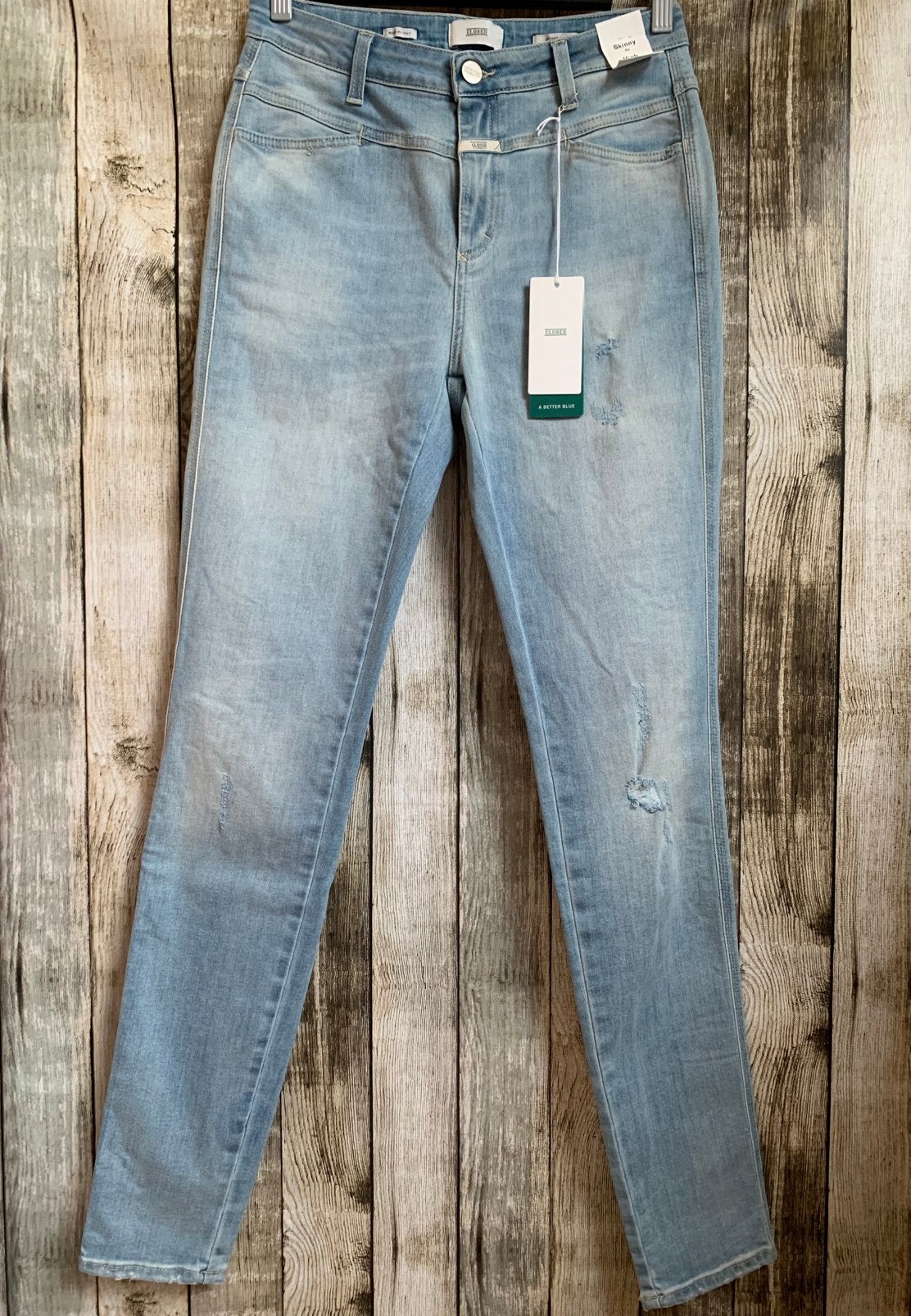 Closed nieuwe licht blauwe skinny high waist jeans (Maat 28), Verzenden, Nieuw, Blauw, W28 - W29 (confectie 36)