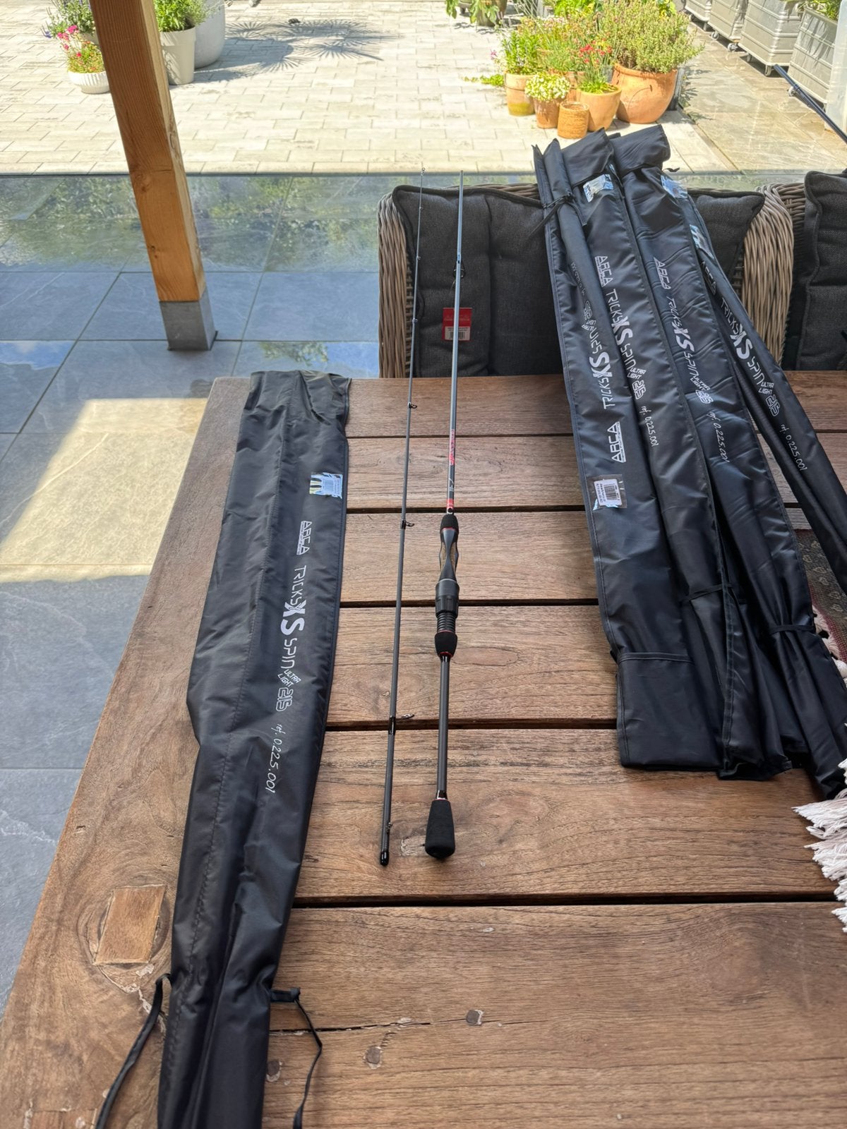 nieuwe arca tricksy ul spin hengels 2,15m en 0-5 gr, Ophalen of Verzenden, Nieuw, Werphengel