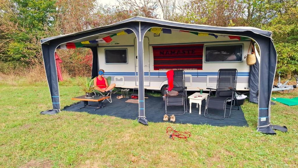 Caravan Hobby 1996, Caravans en Kamperen, Kachel, Rondzit, Hobby, Particulier