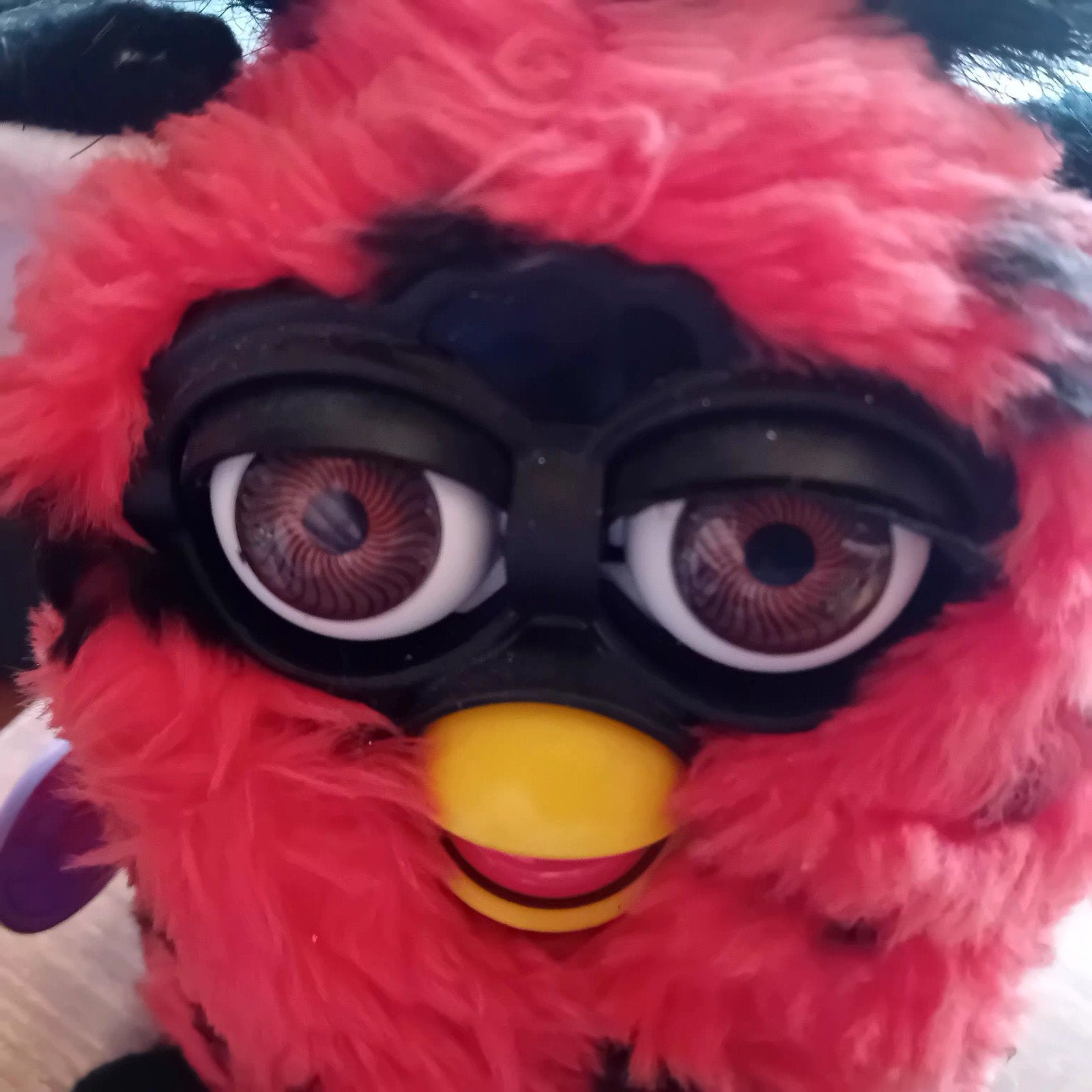 Furby Original 1998 Rood Zwart Knuffel Interactief, Gebruikt, Overige merken, Overige karakters, Overige typen