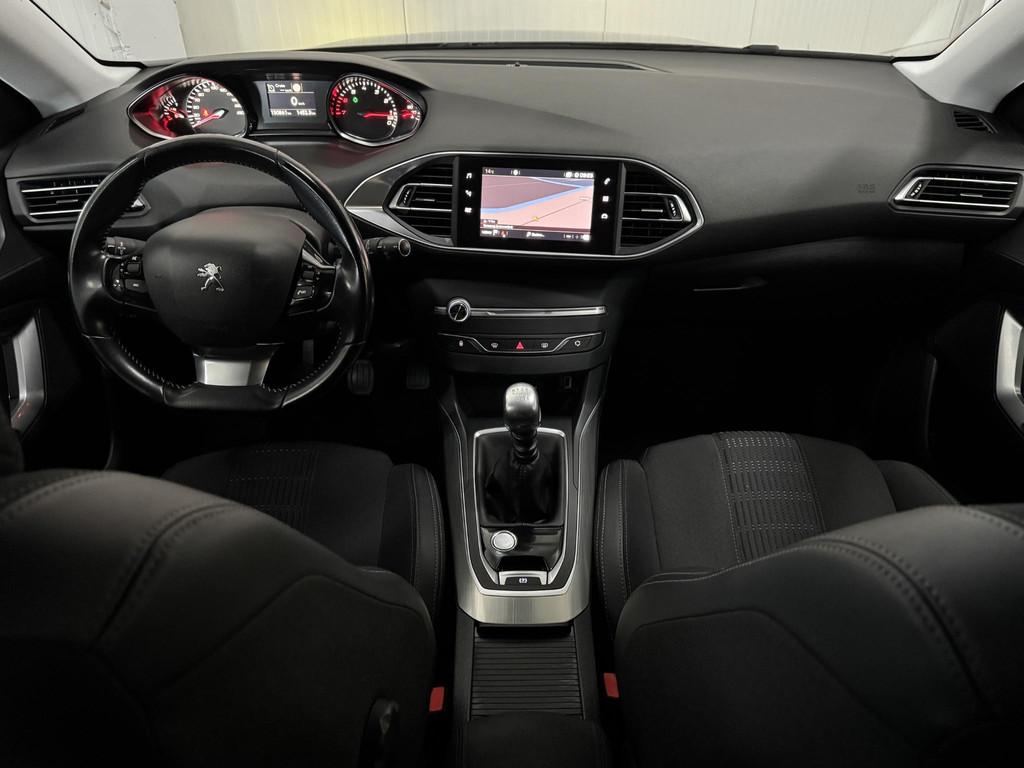 Peugeot 308 1.2 PureTech Allure DB-RIEM-VERV. KEY-LESS 2X-PD, Voorwielaandrijving, Stof, Gebruikt, Euro 6