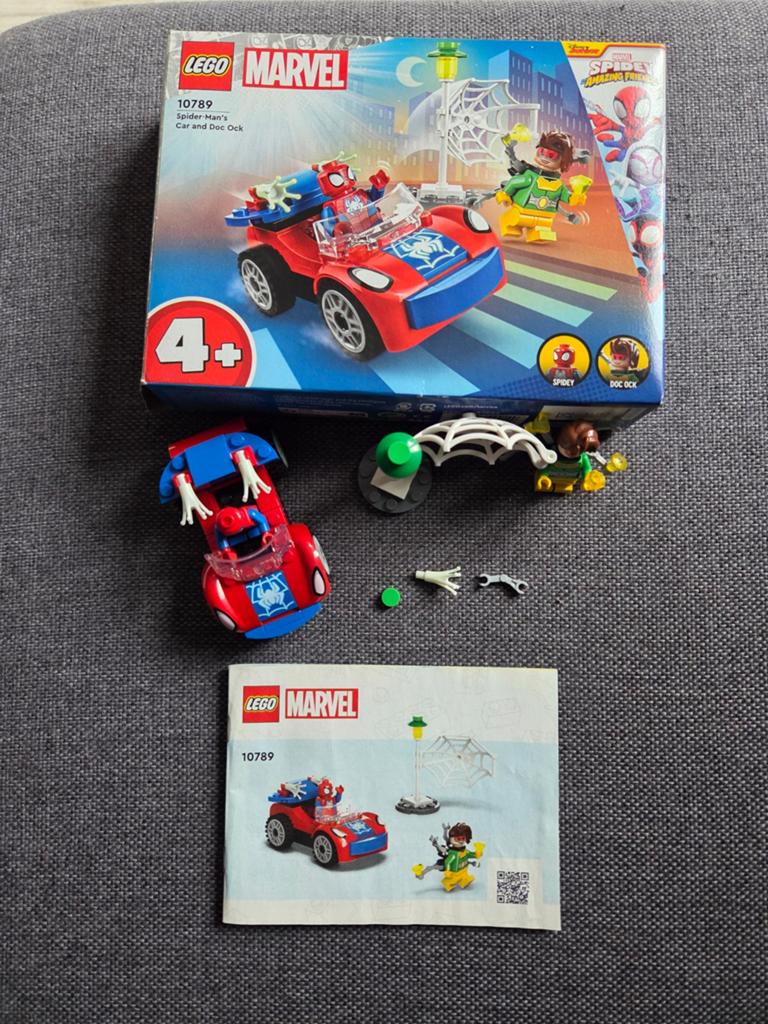LEGO Marvel Spider-Man's Car and Doc Ock (10789), Marvel, Lego, Ophalen of Verzenden, Zo goed als nieuw