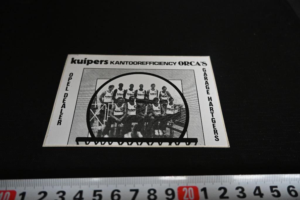 sticker OPEL Dealer Garage Hartgers  Kuipers  ORCA'S, Verzamelen, Stickers, Ophalen, Zo goed als nieuw