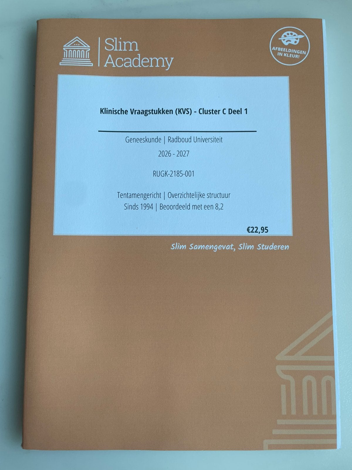 Slim academy boekjes geneeskunde 26/27, Boeken, Ophalen of Verzenden, Beta, Nieuw, WO
